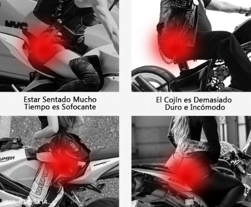 Cojín de Gel Ergonómico para Moto