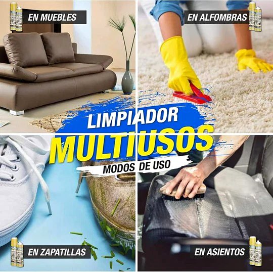 Espuma Limpiadora Multiusos ( 2 unidades )